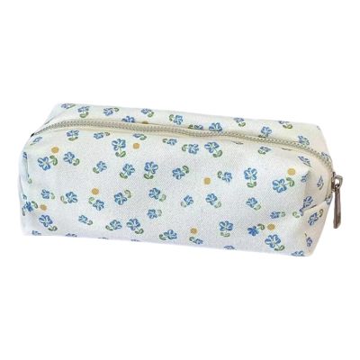 Aesthetic Floral Pencil Case with Zipper