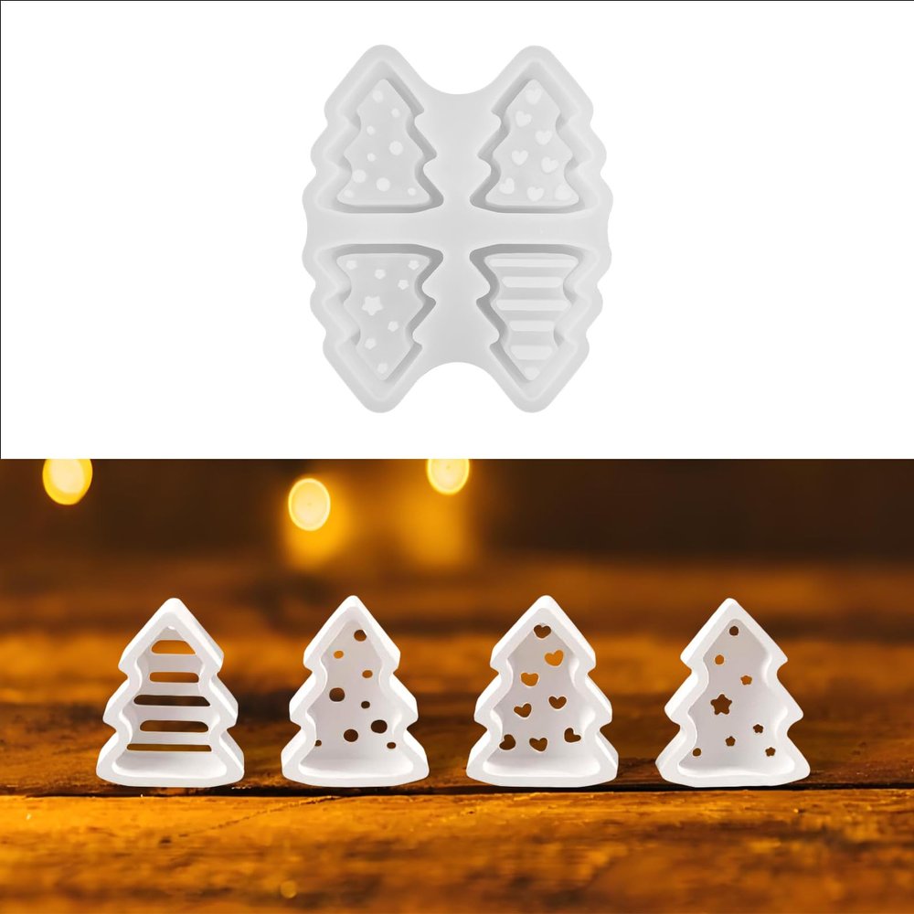 Christmas House Silicone Molds