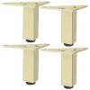 Adjustable Gold Furniture Legs, 4-Piece Set, 6–60 cm, 8 cm/3.1 in view 1