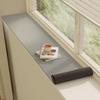 Indoor Window Sill Mat, Gray, Waterproof, Non-Slip, Cut-to-Fit, 160 x 25 cm view 1