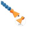 Adjustable 3/8-Inch Coolant Hose with Flat Nozzle and Valve Switch for CNC view 2