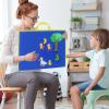 Foldable Teaching Board, Double-Sided Display and Educational Storytelling Aid view 2