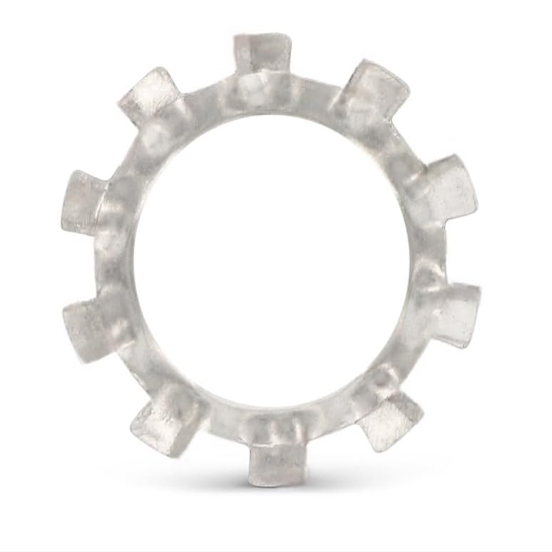 Premium V2A External-Tooth Lock Washers, Type A (25 Pieces, M16)