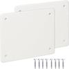 2 Junction Box Covers for Boxes 503, 504, 506 and 507, Outdoor Electrical Box Cover, 92 x 92 mm view 1