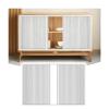 GOCHUSX Folding Privacy Door, Sliding Room Divider, 110 x 150 cm view 1