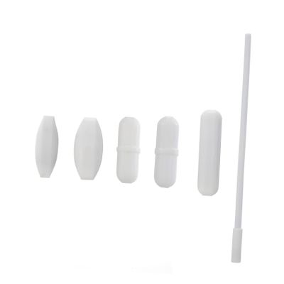 Cabilock PTFE Magnetic Stir Bars, White, Set of 4