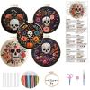 Generic Halloween Embroidery Kit – Halloween Skull Embroidery for Beginners and Adults view 2