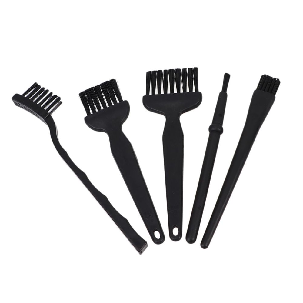 STOBAZA 5-Piece Anti-Static ESD-Safe Cleaning Brush Set for Computers, Phones, Tablets and PCB Repair