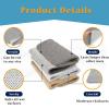 Odot Non-Slip PVC Loofah Shower Mat, Quick-Drying Bathtub Mat, 35.4 x 47.2 in, Nordic view 2