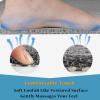 Odot Non-Slip PVC Loofah Shower Mat, Quick-Drying Bathtub Mat, 35.4 x 47.2 in, Nordic view 3