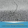 Odot Non-Slip PVC Loofah Shower Mat, Quick-Drying, Gray, 75 x 100 cm view 4