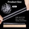 NBEADS 40-Piece Transparent TPU Rubber Bands, 40 cm view 2