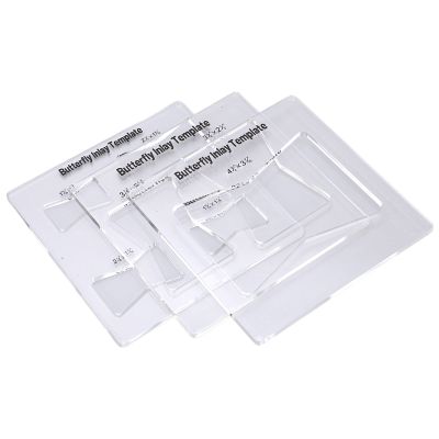 Vikye 3-Piece Woodworking Router Decorative Inlay Template Set
