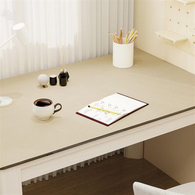 Liveinu 50 x 100 cm PU Leather Desk Pad, Non-Slip, Apricot