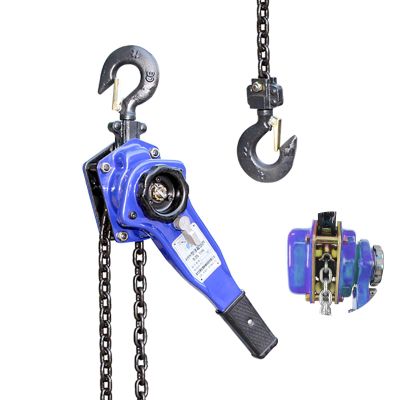 G80 Manganese Steel Chain, 3 m, 6-Ton Manual Hoist with 360° Rotating Hook and Double Brake