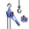 G80 Manganese Steel Chain, 3 m, 6-Ton Manual Hoist with 360° Rotating Hook and Double Brake view 1
