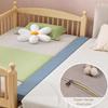 Linen Bed Gap Filler Cover, Mattress Extension Cover, 200 x 10 x 15 cm view 4