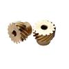 GuidNaurys 1 Module 13-Tooth Brass Helical Bevel Gear, 45° Offset Shaft, 1M 13T Pinion, Left-Rotation, 7 mm Bore view 4
