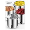 Stainless Steel Stockpot with Lid and Sturdy Encapsulated Base view 3