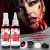 Artificial Blood Dripping and Clotted Gel Blood Set with Cleansing Soap view 3