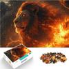 1000-Piece Adult Puzzle – Fiery King of Lions, 38 × 52 cm view 1