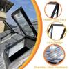 ZJXANMZ Underground Window and Clear-Glass Roof Hatch view 4