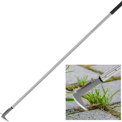 Stainless Steel Crevice Weeder with Detachable Long Handle