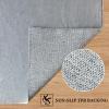 Gray Kitchen Runner Rug, 90 x 480 cm, Washable and Non-Slip view 3