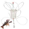 Crab Traps for Fishing Rods, Stainless Steel Trap with 8 Loops view 1