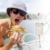Crab Traps for Fishing Rods, Stainless Steel Trap with 8 Loops view 2