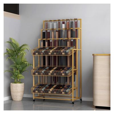 Metal Belt Rack, Multifunctional Rolling Organizer for Scarves and Accessories