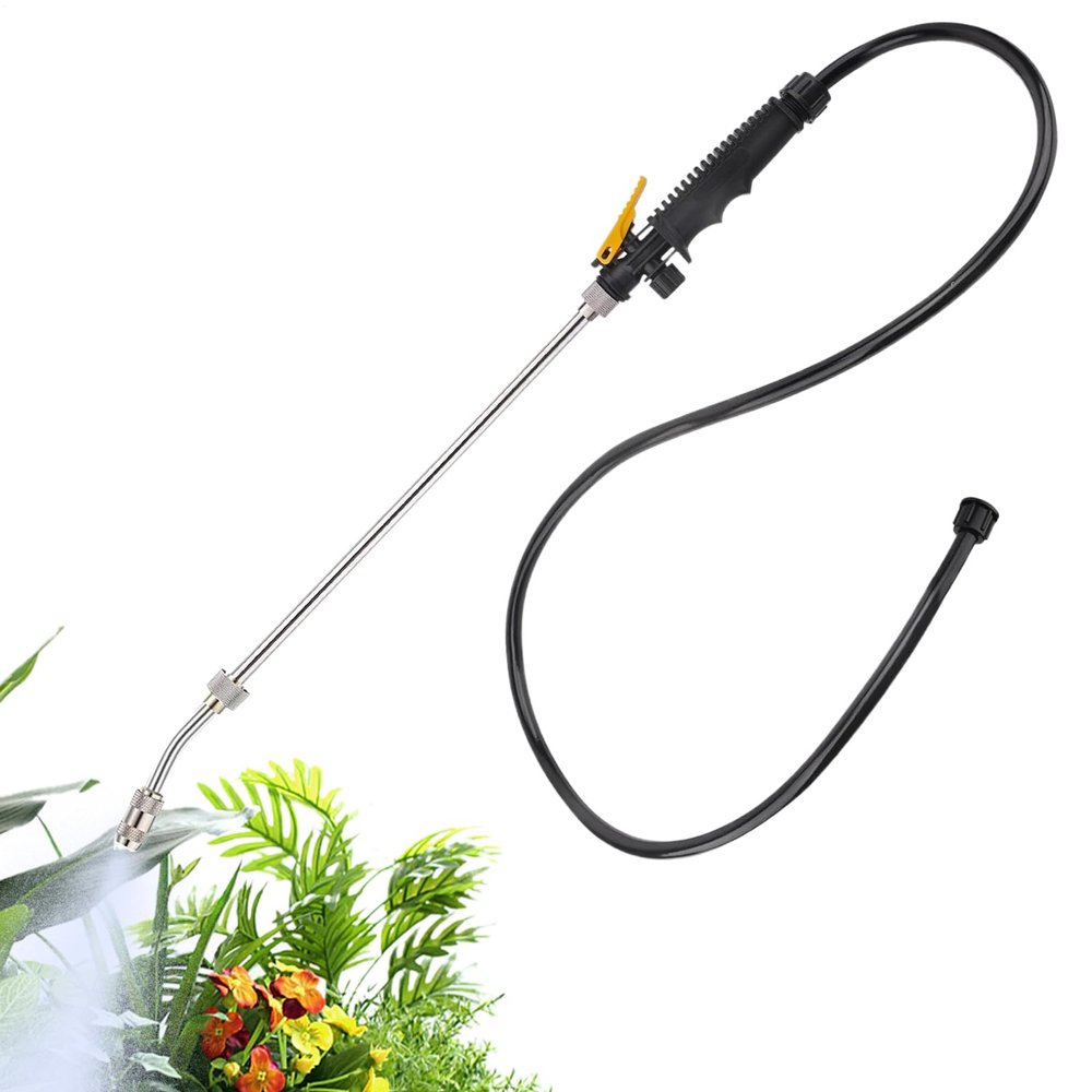 Garden Spray Wand | Stainless Steel Hand Sprayer with Telescoping Pole