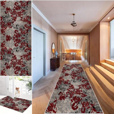 Fjhaeuo Non-Slip Washable Runner Rug, 40 x 230 cm
