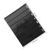 GARIOUANS Standard Plastic Stamp Pages, Black, 10 Sheets view 2