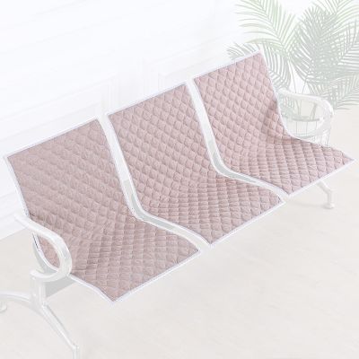 WPWSDWMX Set of 3 Soft Chair Cushions for Waiting Rooms and Office Benches, Brown, 50 x 90 cm