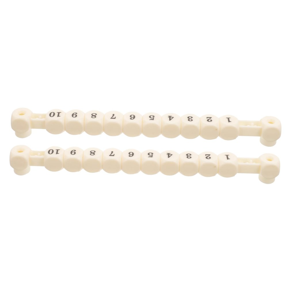Table Football Score Counters, 2-Pack, White Plastic
