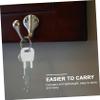 Keys for Toilet Paper Dispensers, 2 Pieces, Plastic, White view 3
