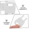 Keys for Toilet Paper Dispensers, 2 Pieces, Plastic, White view 4