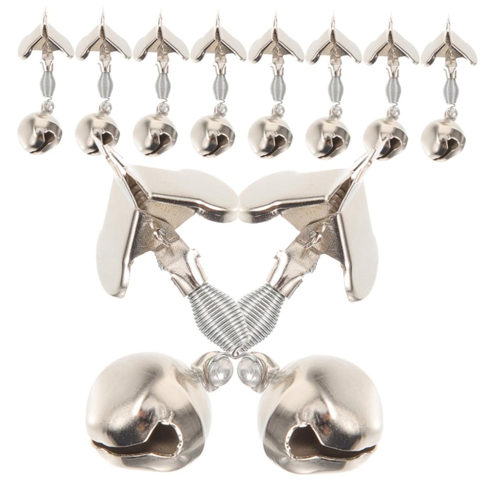 NOLITOY Metal Fishing Bells for Fishing and Spinning Rods