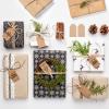 EOPUOZS 2-Pack 200 m Jute Twine, 1 mm Brown Jute String for Gift Wrapping, Wedding Decor, Packaging, Christmas Crafts, Macramé and Floristry view 4