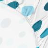 Fitted Sheet Set, White Print, Soft and Comfortable, Geometric Dots, 140 x 200 cm view 4