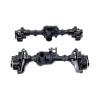 RC 1/10 Metal Upgrade Front & Rear Axle Set for HuangBo R1001/R1002/R1003, Black view 1