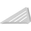 Toyvian Stainless Steel Corner Shower Shelf, Wall-Mounted, Silver view 1