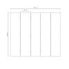 SpaceRebels 5-Panel Room Divider – Double-Sided Printed Folding Screen view 4
