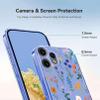 UPLAI Clear Floral Phone Case for CMF Phone 2 Pro, Soft TPU, Ultra-Thin, Non-Yellowing view 3