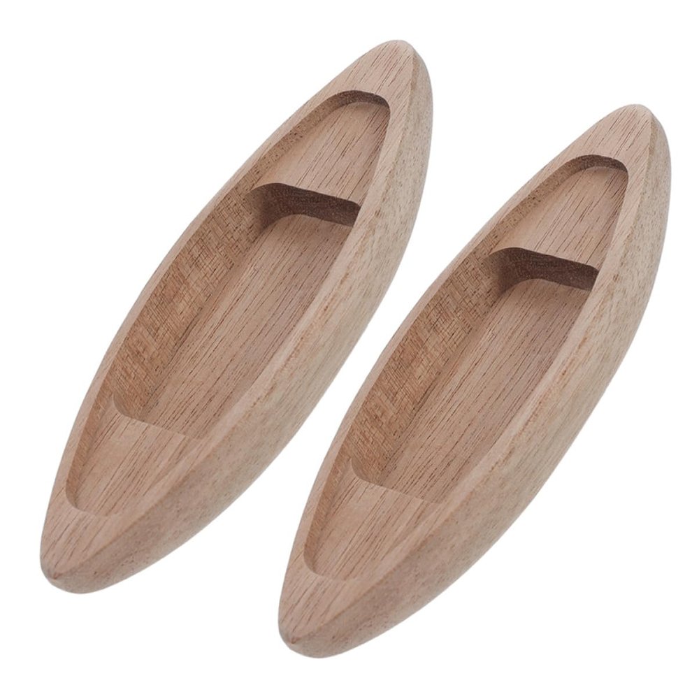 SOIMISS 2-Piece Small Sailboat Model and Rustic Canoe Decor