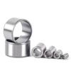3-Pack Flanged Plain Bushings, 18 mm Bore, 22 mm OD, 16 mm Long view 3