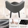 Modern 5-Piece Round Dining Table Set with 4 Chairs, 80 x 73 cm view 3