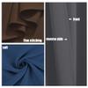 GOUBO Blackout Thermal Curtain with Grommets, 160 x 330 cm, Washable, Black view 3