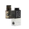 UWUKCJOKQ 2V025-08 Air Solenoid Valve, 2-Position, 2-Port, 1/4 in, Normally Closed, 12/24/110/220 V, Wire W Btpc602, Black view 3